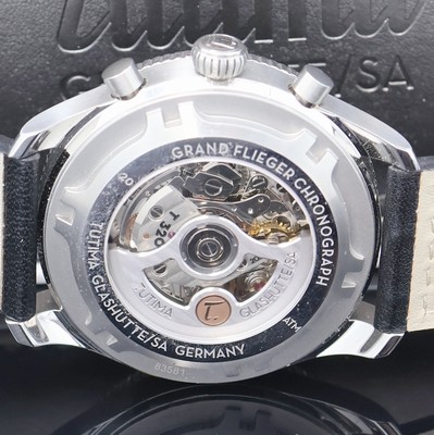 27024070e - TUTIMA Grand Flieger Armbandchronometer mit Chronograph in Stahl, Deutschland um 2015, ...