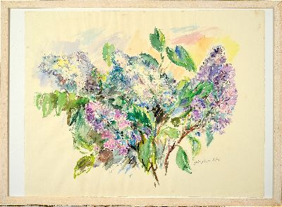 27024072k - Oskar Kokoschka, 1886 Pöchlarn-1980 Montreux , Aquarell auf Hahnemühle, ...