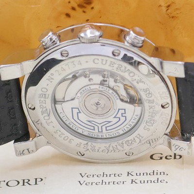 27024073e - CUERVO Y SOBRINOS Torpedo Habana auf 200 Stück limitierter Armbandchronograph ´Tour ...