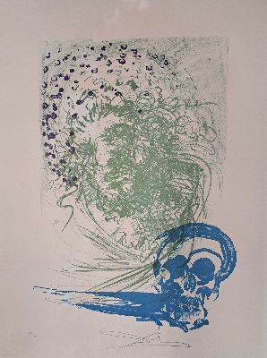 27024087k - Salvador Dali, 1904-1989, ´Alter´, aus der Serie der Lebensalter ´Edades de la vida´, ...