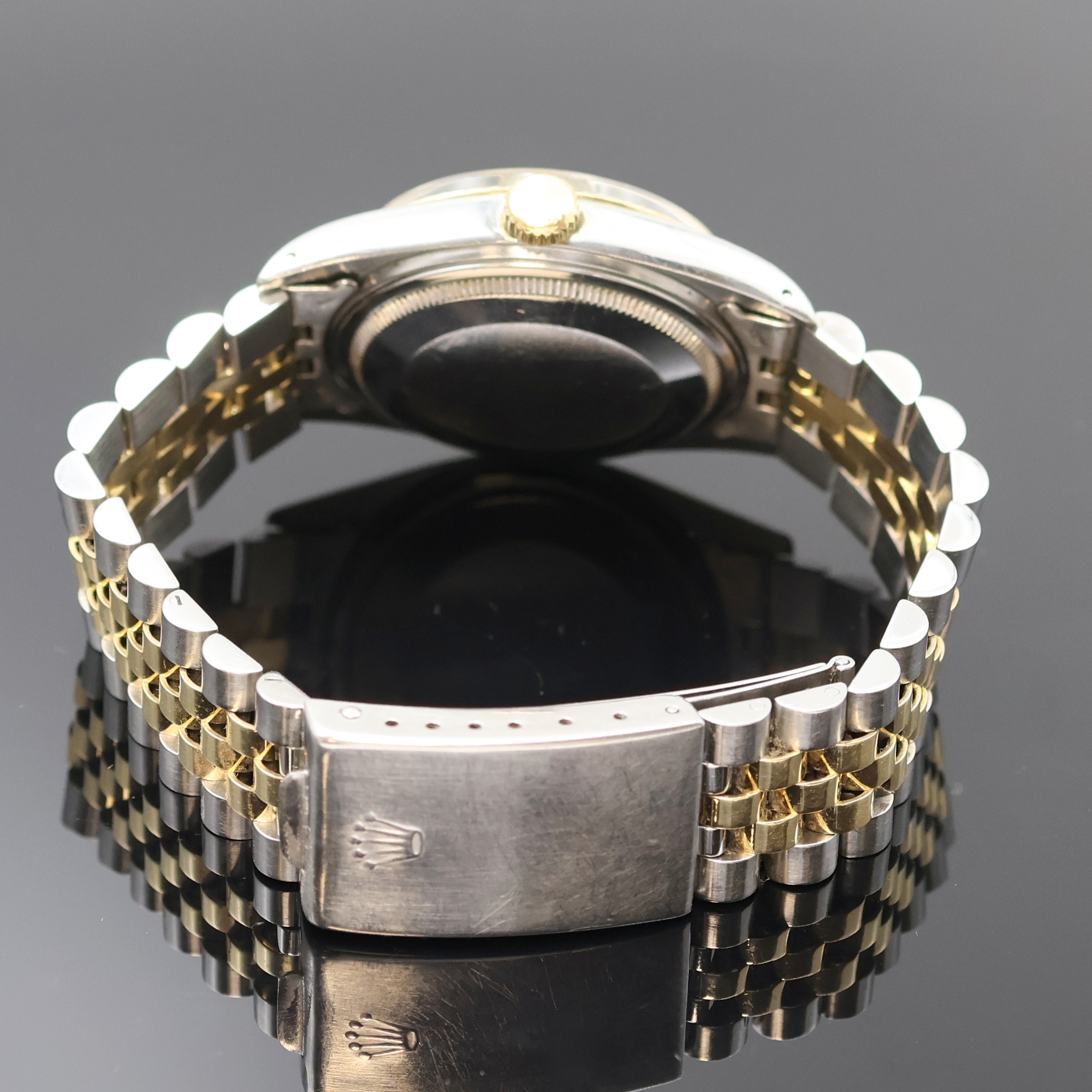 Detail b: ROLEX Oyster Perpetual Datejust Armbanduhr Referenz 16013, Schweiz um 1979, Automatik, chronometer der Superlative in Edelstahl/Gold inkl. orig. ...