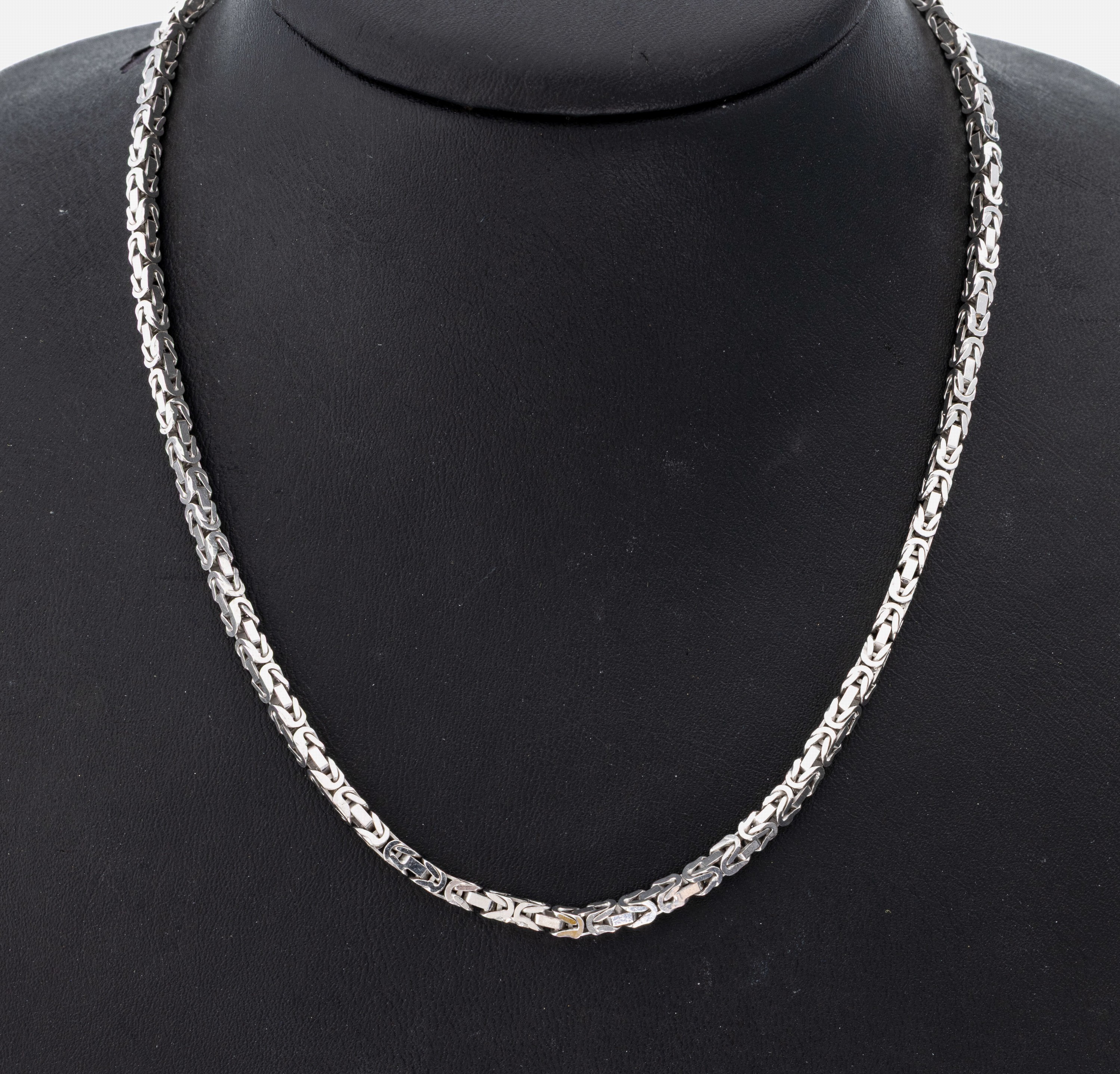 Image 27024518 - 14 kt Gold Königskette, WG 585/000, L. ca. 71 cm, Kastenschloss mit Sicherheitsacht, ...