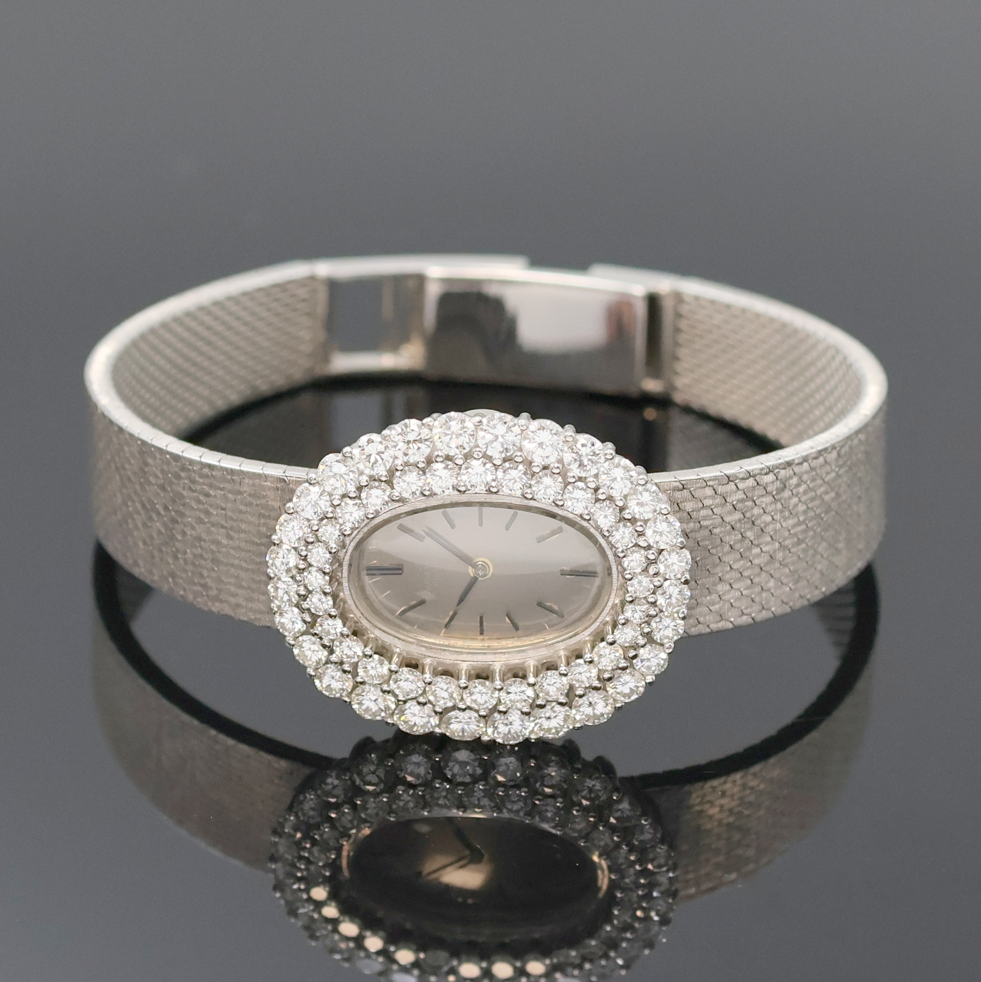 Image 27024539 - AUDEMARS PIGUET Damenarmbanduhr in WG 750/000 mit Brillanten, Schweiz verk. lt. beil. ...