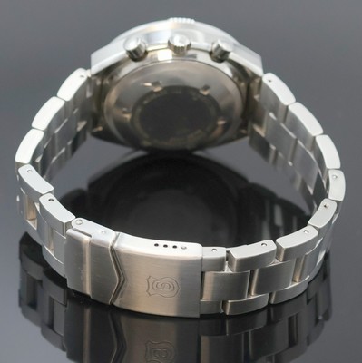 27024514b - CHRONOSPORT Herrenchronograph in Stahl, Schweiz um 2005, Automatik, Boden verschr., ...