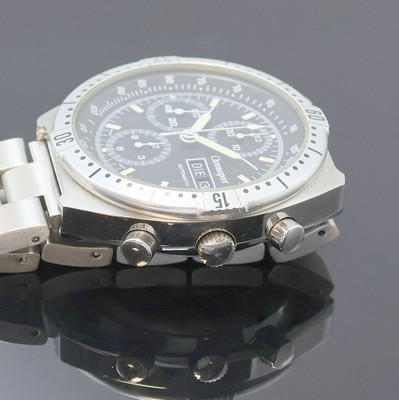 27024514c - CHRONOSPORT Herrenchronograph in Stahl, Schweiz um 2005, Automatik, Boden verschr., ...