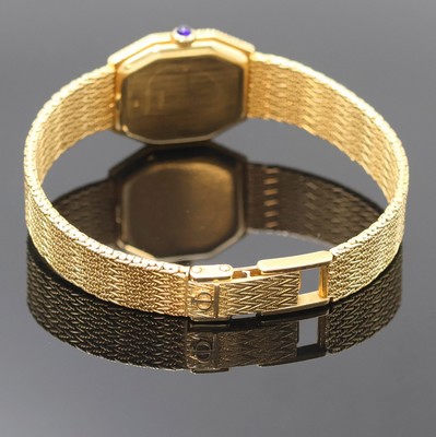 27024530b - BAUME & MERCIER Damenarmbanduhr in GG 750/000, Schweiz um 1970, quarz, Boden aufgedr., ...