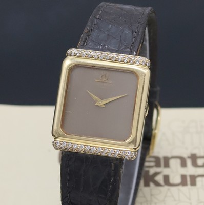 27024600a - BAUME & MERCIER Armbanduhr in GG 750/000 m. Diamanten, Schweiz verk. lt. beil. Garantie ...