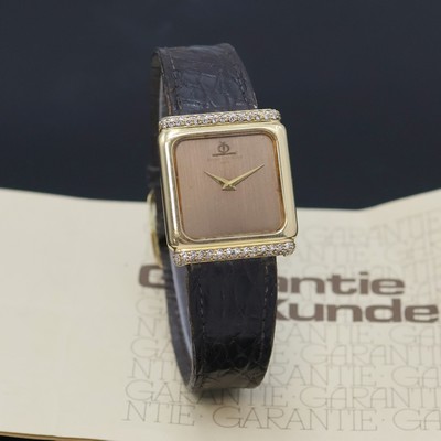 27024600b - BAUME & MERCIER Armbanduhr in GG 750/000 m. Diamanten, Schweiz verk. lt. beil. Garantie ...