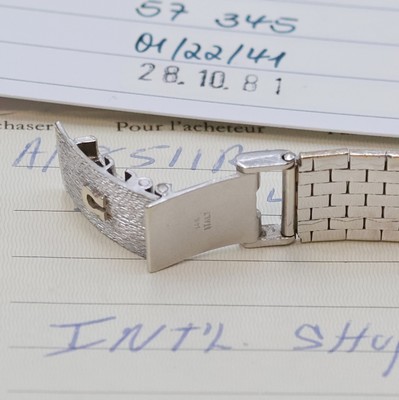 27024602c - OMEGA Damenarmbanduhr in WG 585/000, Schweiz verk. lt. beil. Garantie 09/1976, ...