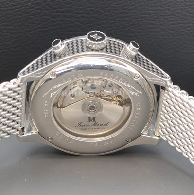 27024617e - JEAN MARCEL Mythos auf 100 Stück limitierter Armbandchronograph in Stahl/Carbon Referenz ...