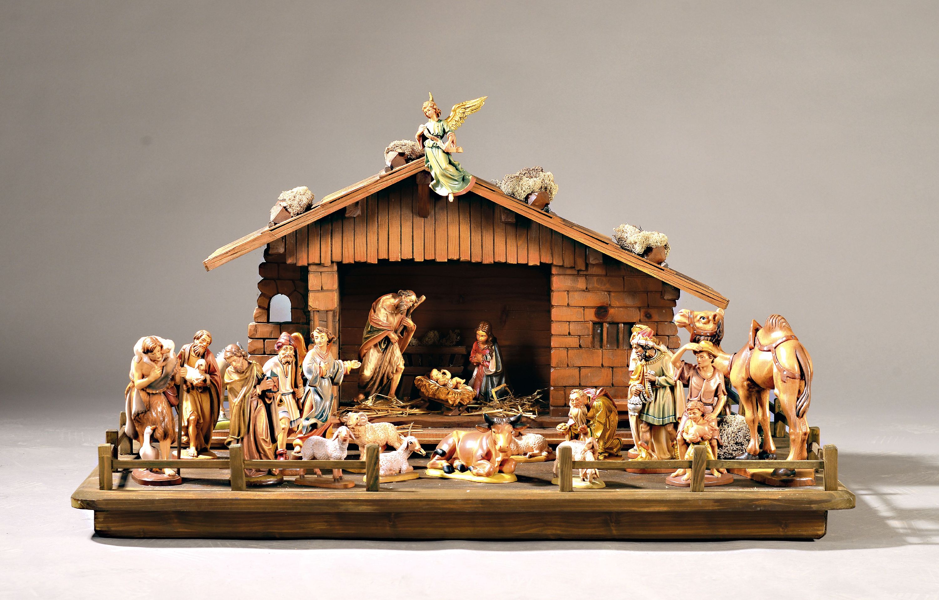 Image 27025296 - Weihnachtskrippe, überwiegend August Runggaldier, Ortisei, Italien, 1960/70er-J., ...