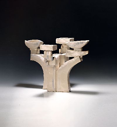 Image Frank Liebscher, born 1939 Spremberg, based inSpeyer, four-armed candlestick, ceramic, ...