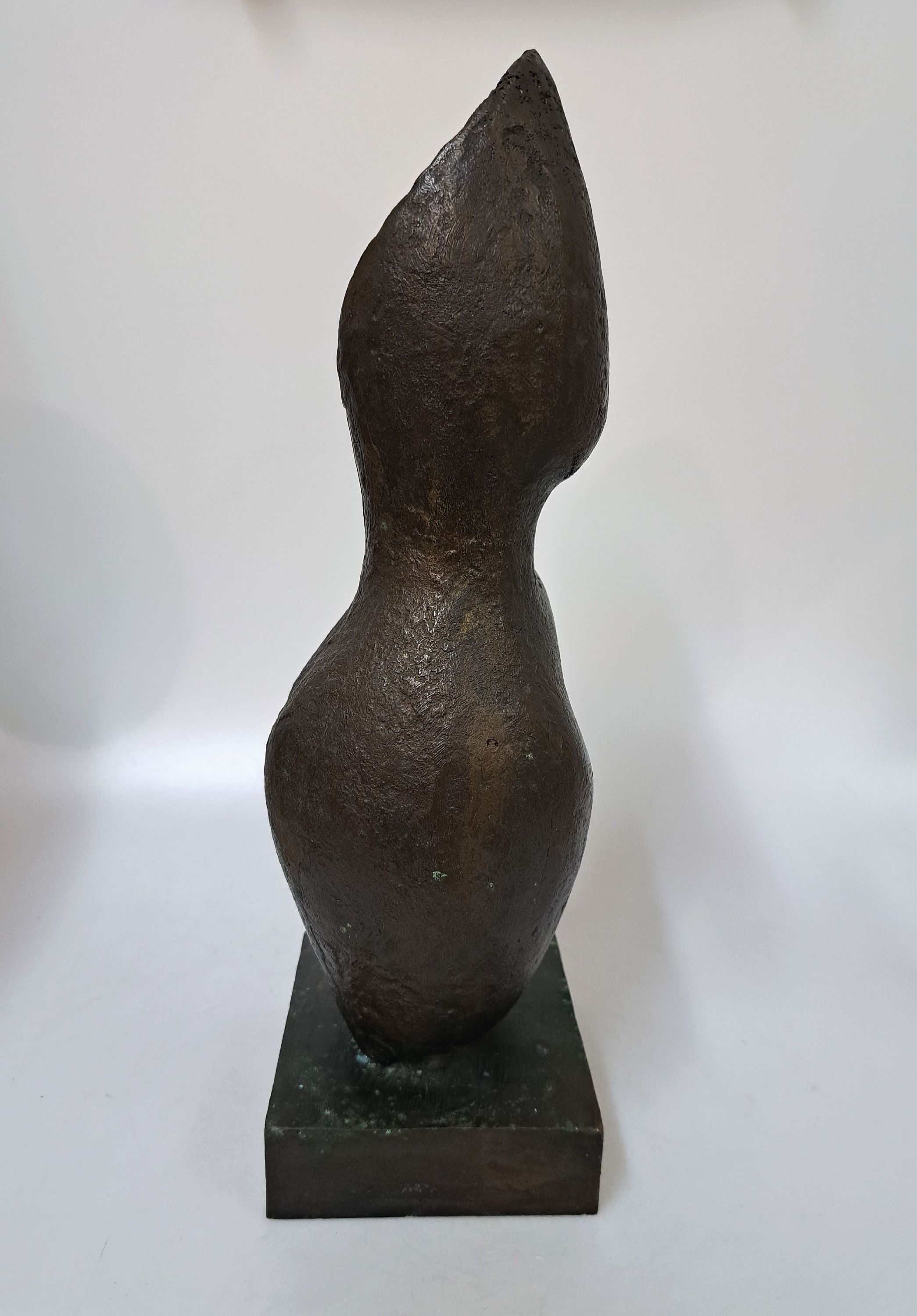 Detail l: Unbekannter Künstler, Bronzeskulptur, unsign., H. ca. 36 cm