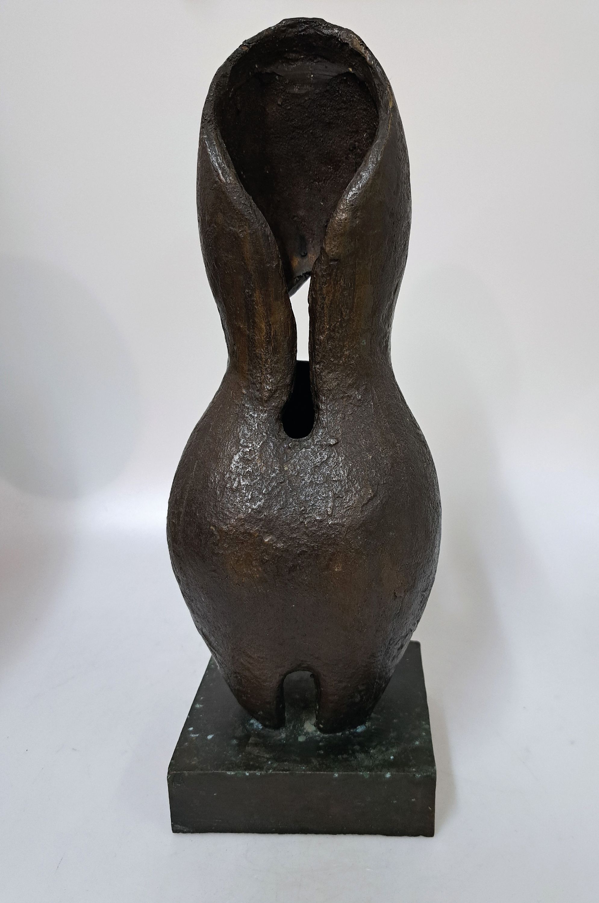 Detail m: Unbekannter Künstler, Bronzeskulptur, unsign., H. ca. 36 cm