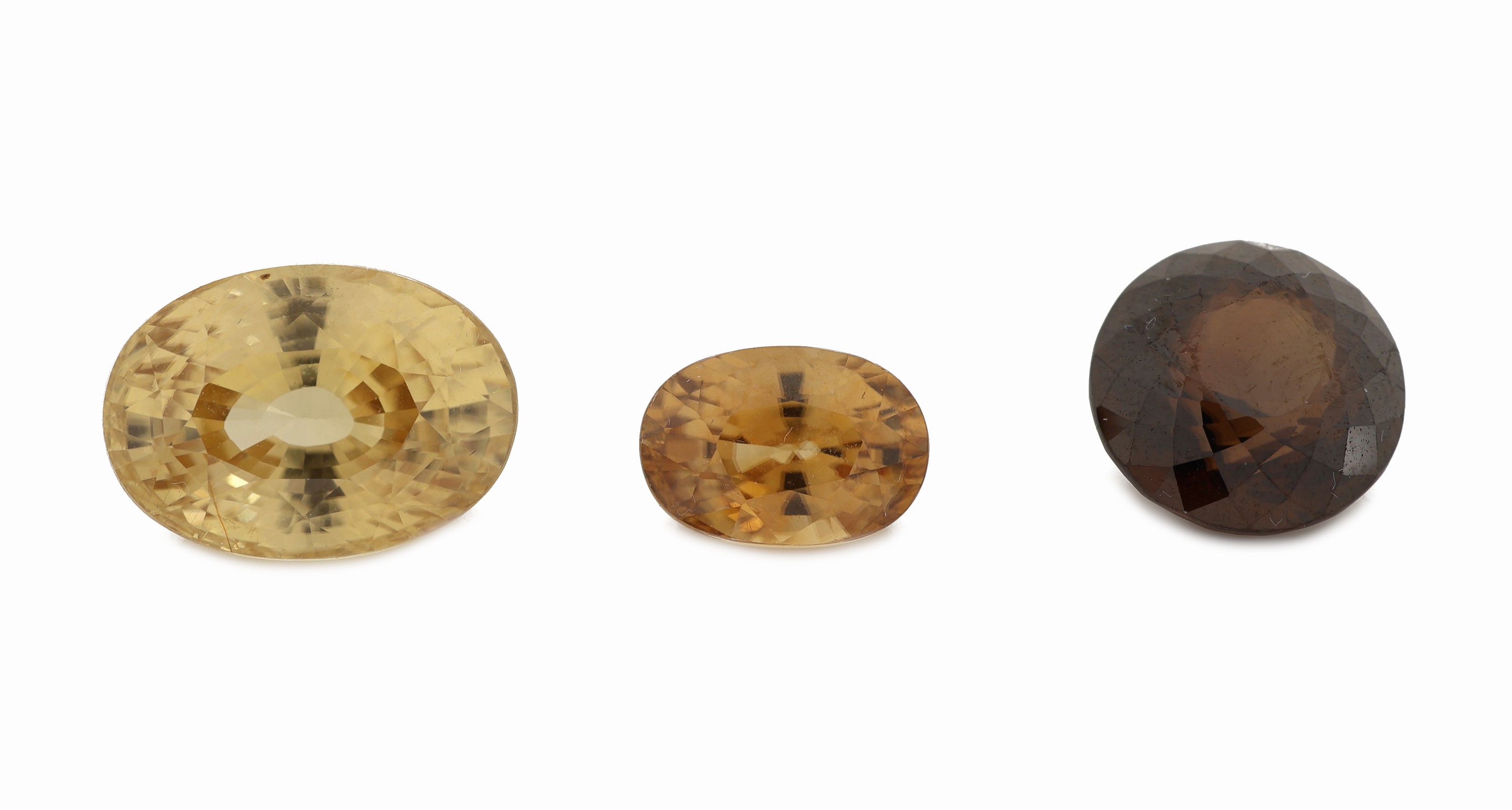 Image 27025303 - Lot 3 lose Zirkone, zus. ca. 25.27 ct, versch.Schliffformen und Farben Schätzpreis: ...