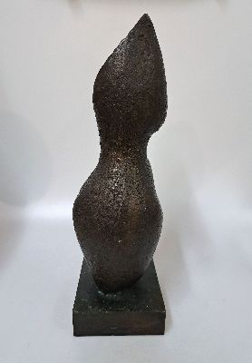 27025301l - Unbekannter Künstler, Bronzeskulptur, unsign., H. ca. 36 cm