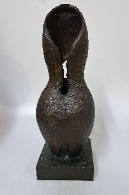 27025301m - Unbekannter Künstler, Bronzeskulptur, unsign., H. ca. 36 cm
