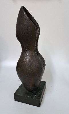 27025301n - Unbekannter Künstler, Bronzeskulptur, unsign., H. ca. 36 cm