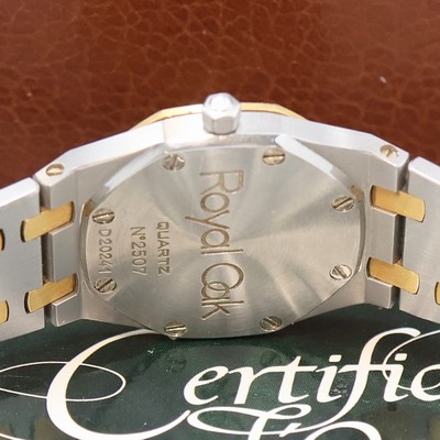 27025446e - AUDEMARS PIGUET Royal Oak Damenarmbanduhr in Stahl/Gold, Schweiz lt. beil. Pap. verk. ...