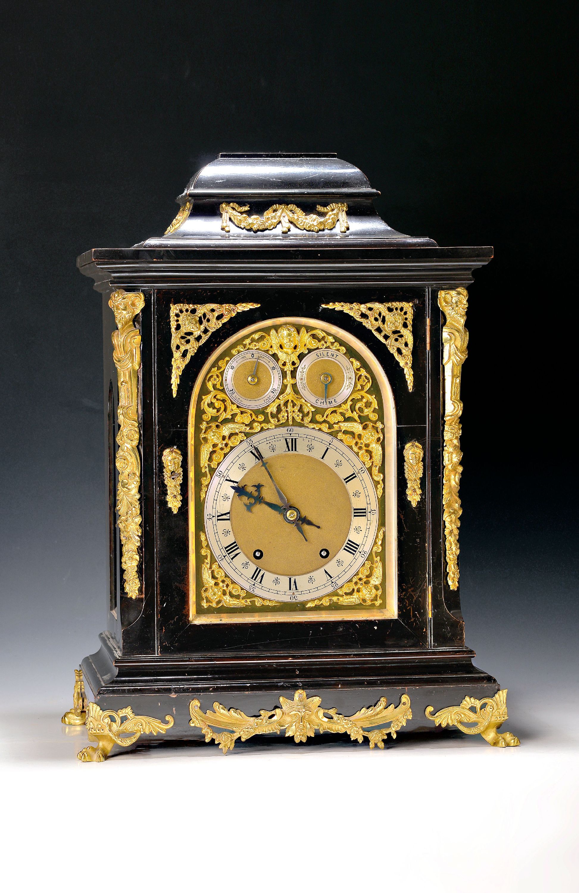 Image 27025516 - Große Tischuhr mit Petite Sonnerie, Winterhalder & Hofmeier, Schwärzenbach um 1880, ...