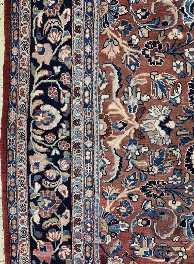 27025520e - Sarogh Mahal, Persien, Mitte 20.Jhd., Wolleauf Baumwolle, ca. 364 x 280 cm, EHZ: 2 ...