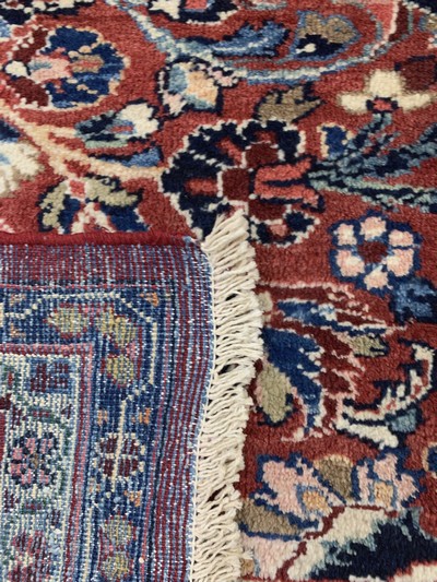 27025520j - Sarogh Mahal, Persien, Mitte 20.Jhd., Wolleauf Baumwolle, ca. 364 x 280 cm, EHZ: 2 ...