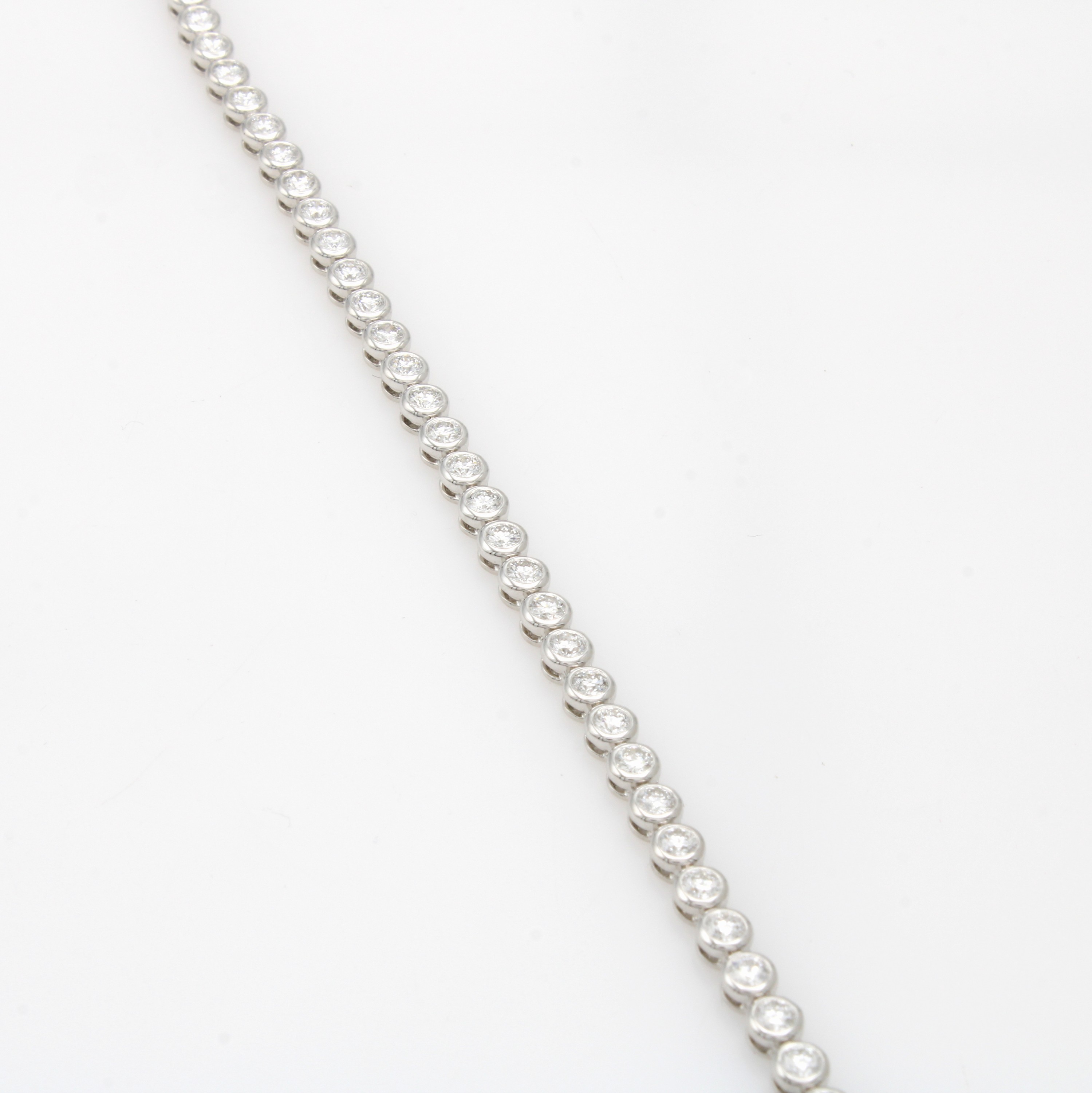 Image 27026677 - Tennisarmband mit Brillanten, WG 750/000, Brill. zus. ca. 3.10 ct feines Weiß/si, ...