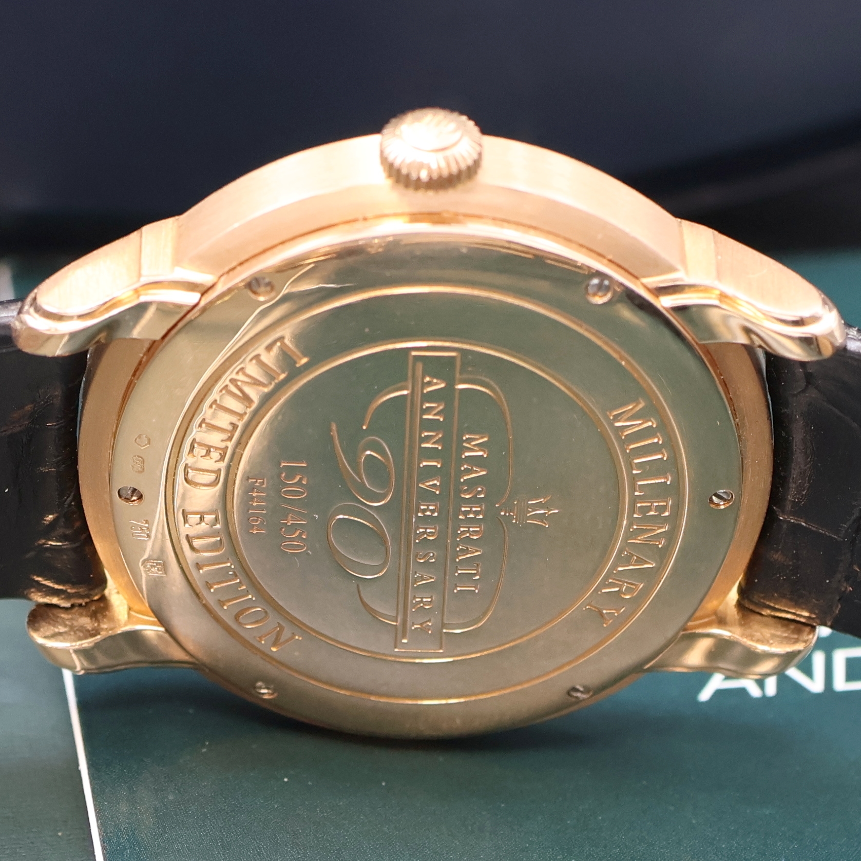 Detail f: AUDEMARS PIGUET seltene, auf 450 Stück limitierte Armbanduhr Millenary Maserati in RG 750/000 Referenz 26150OR.OO.D003CU.01, Automatik, Schweiz um ...