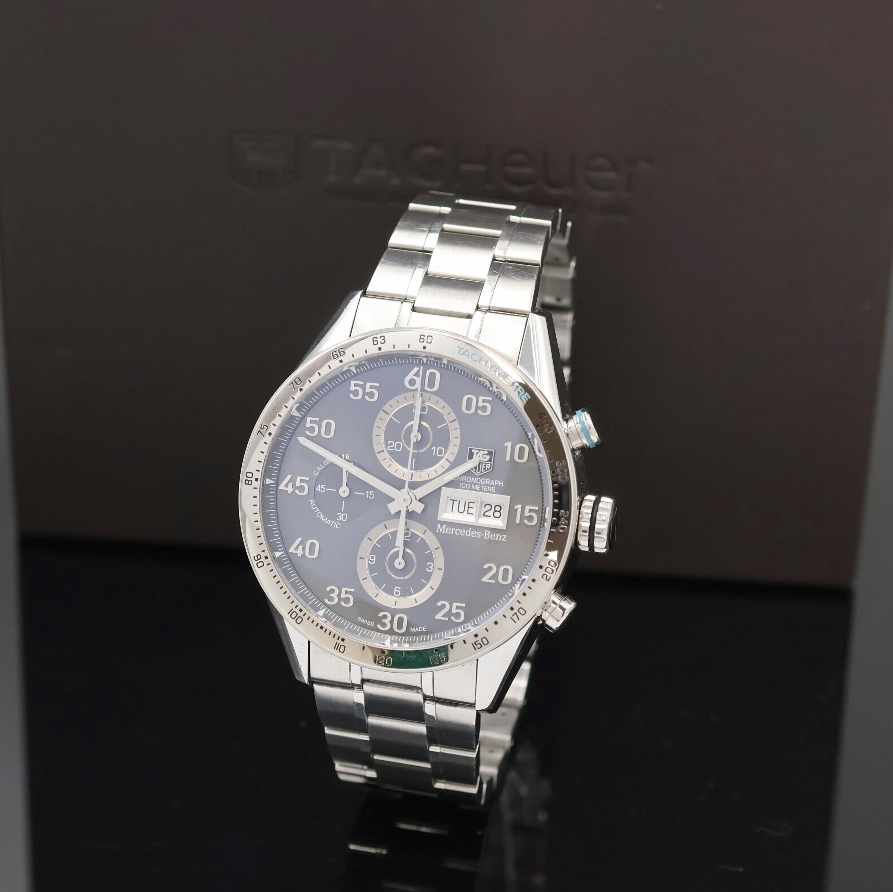 Image 27026962 - TAG HEUER Carrera seltener, auf 125 Stück limitierter Mercedes Benz Armbandchronograph ...