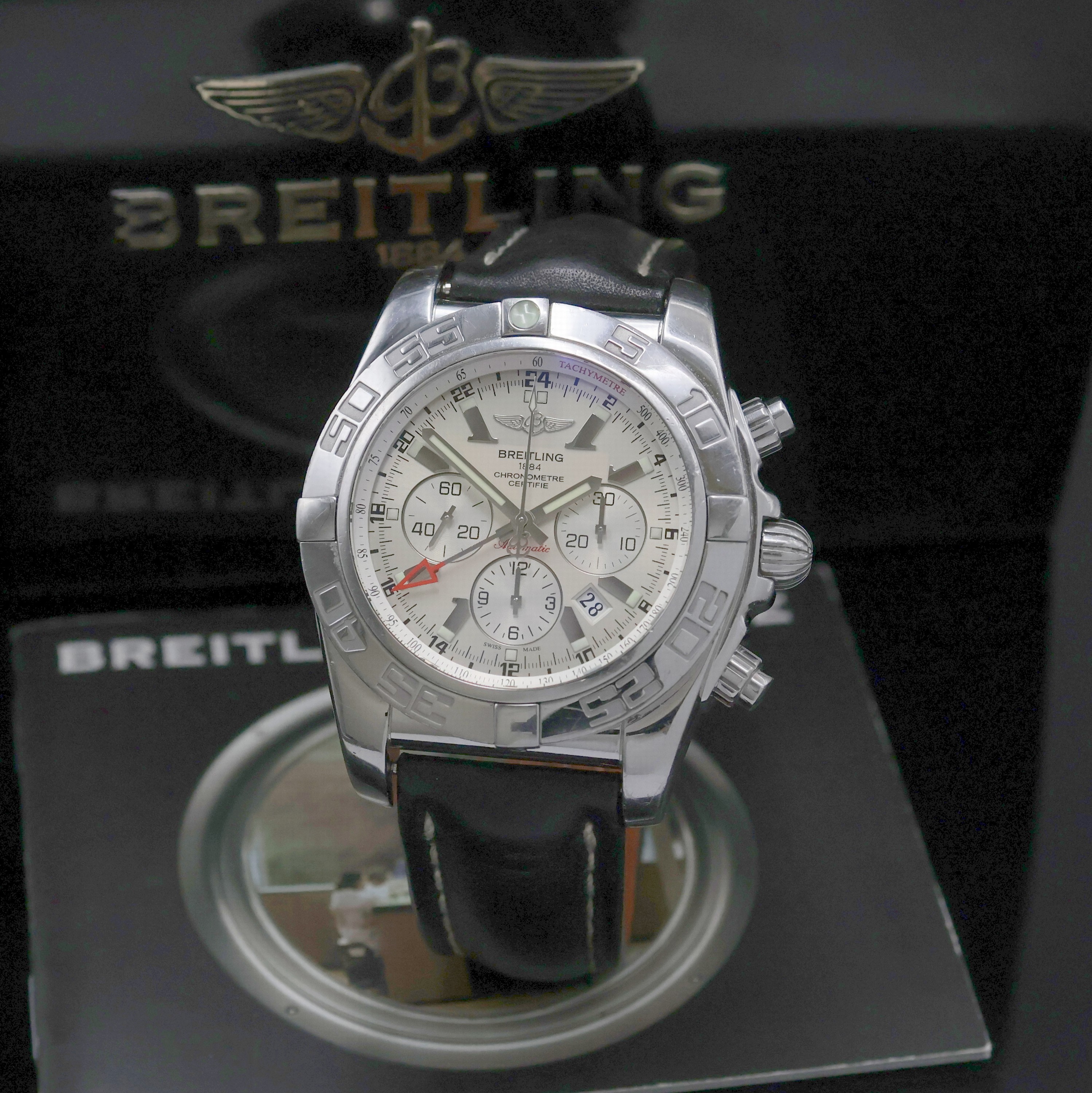 Image 27026965 - BREITLING Chronomat GMT Armbandchronograph Referenz AB041012, Automatik, Schweiz um ...