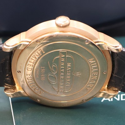 27026951f - AUDEMARS PIGUET seltene, auf 450 Stück limitierte Armbanduhr Millenary Maserati in RG ...