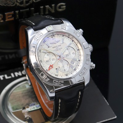 27026965b - BREITLING Chronomat GMT Armbandchronograph Referenz AB041012, Automatik, Schweiz um ...