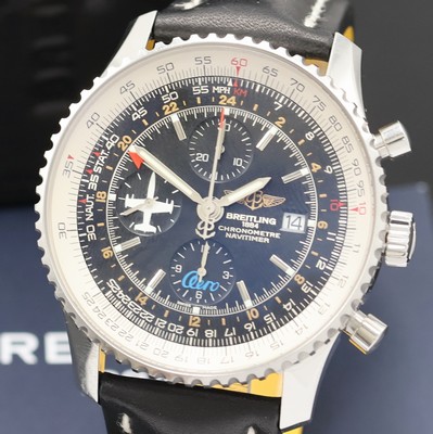 27026982a - BREITLING extrem seltener, auf 50 Stück limitierter Armbandchronograph Navitimer World ...