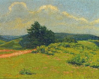 Image Heinrich Brenneisen, 1895 Aglasterhausen-1942 Karlsruhe, Aufziehendes Wetter, so verso ...