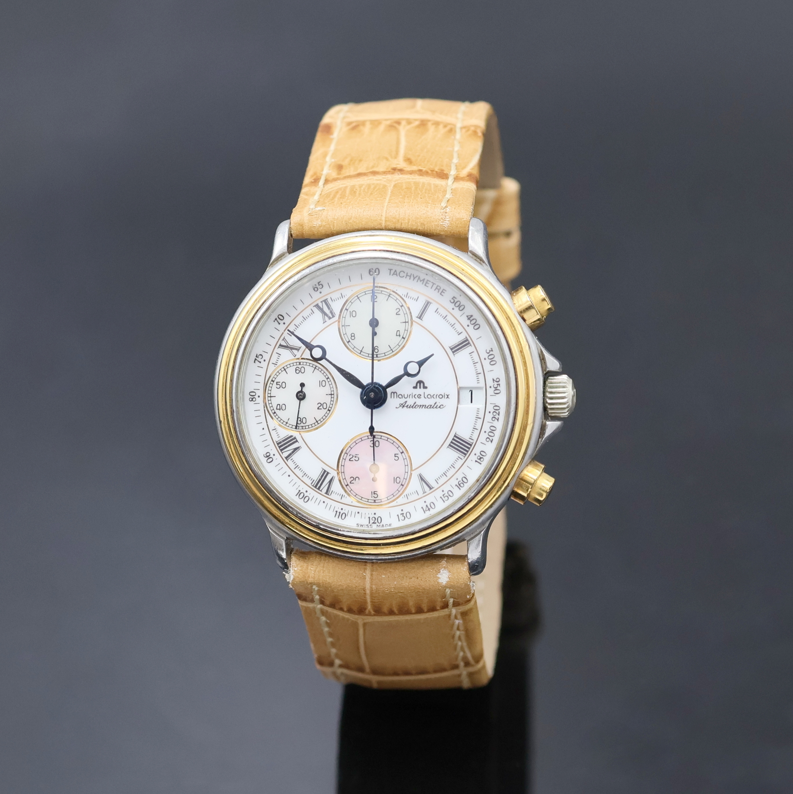 Image 27027239 - MAURICE LACROIX Armbandchronograph Referenz 03291, Schweiz um 2003, Automatik, Edelstahl ...