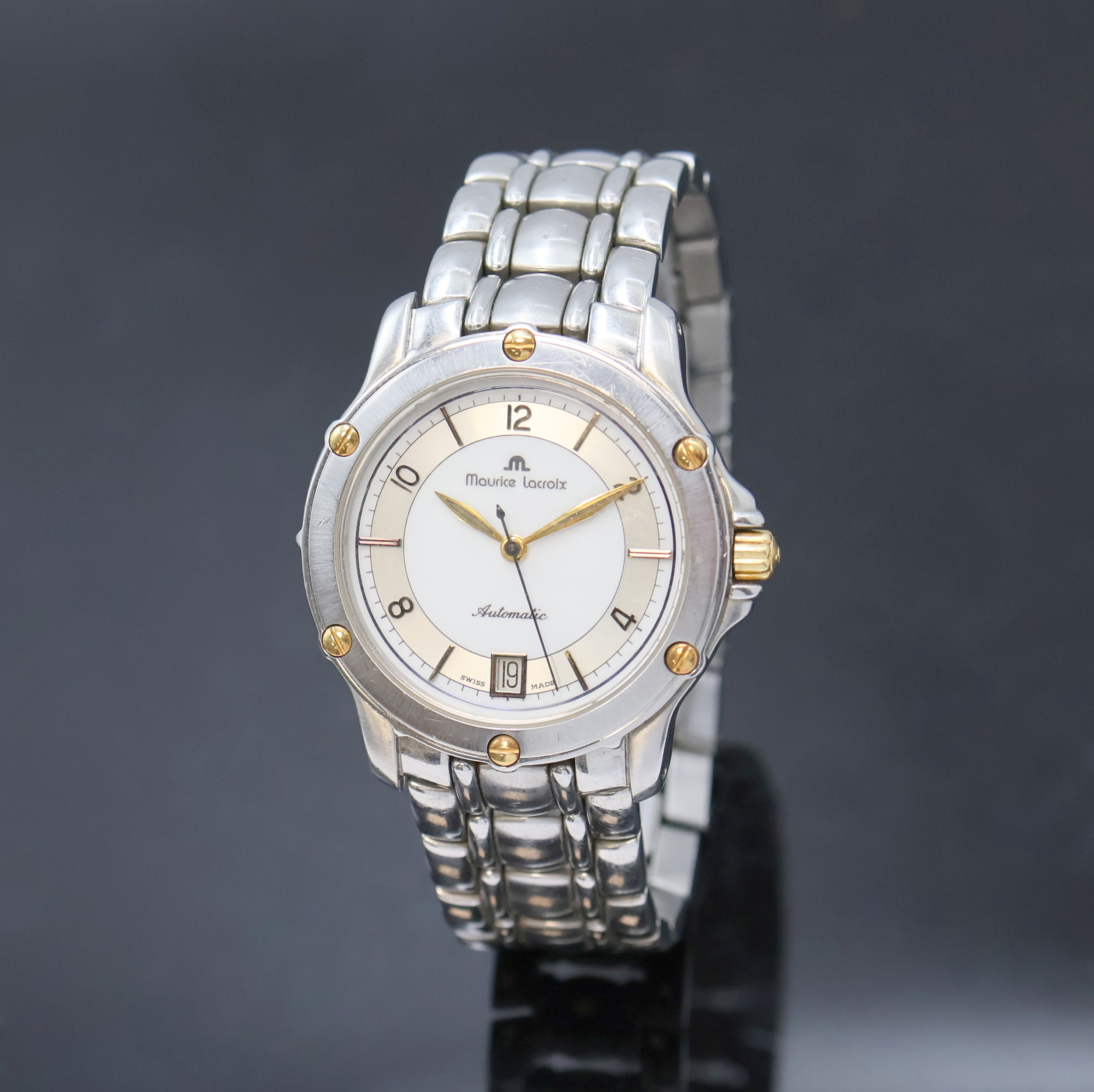 Image 27027241 - MAURICE LACROIX Armbanduhr Referenz 11714, Automatik, Schweiz um 2010, Edelstahl/Gold ...