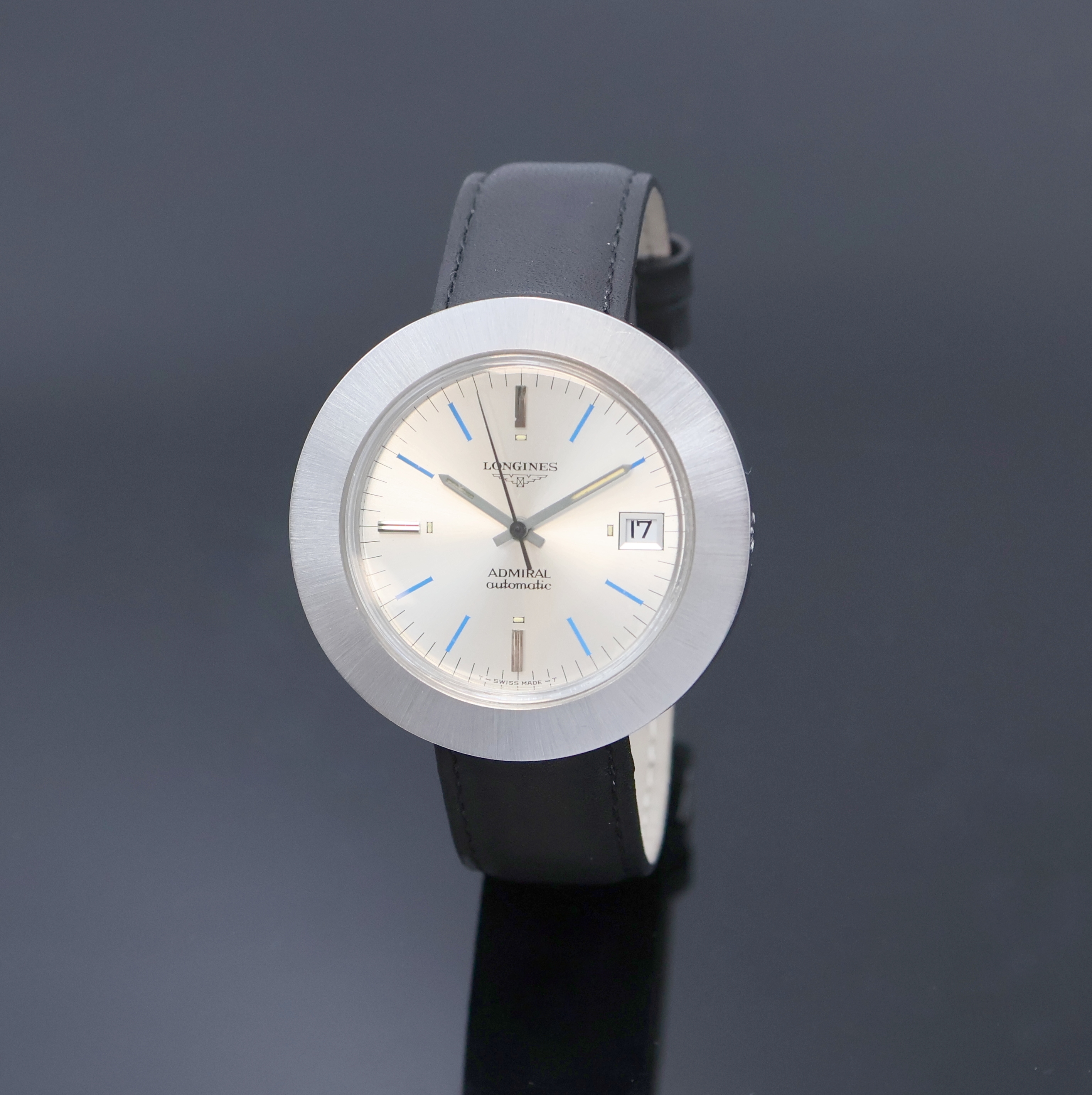 Image 27027251 - LONGINES Admiral Automatic seltene große Herrenarmbanduhr Referenz 8581 in Stahl, ...