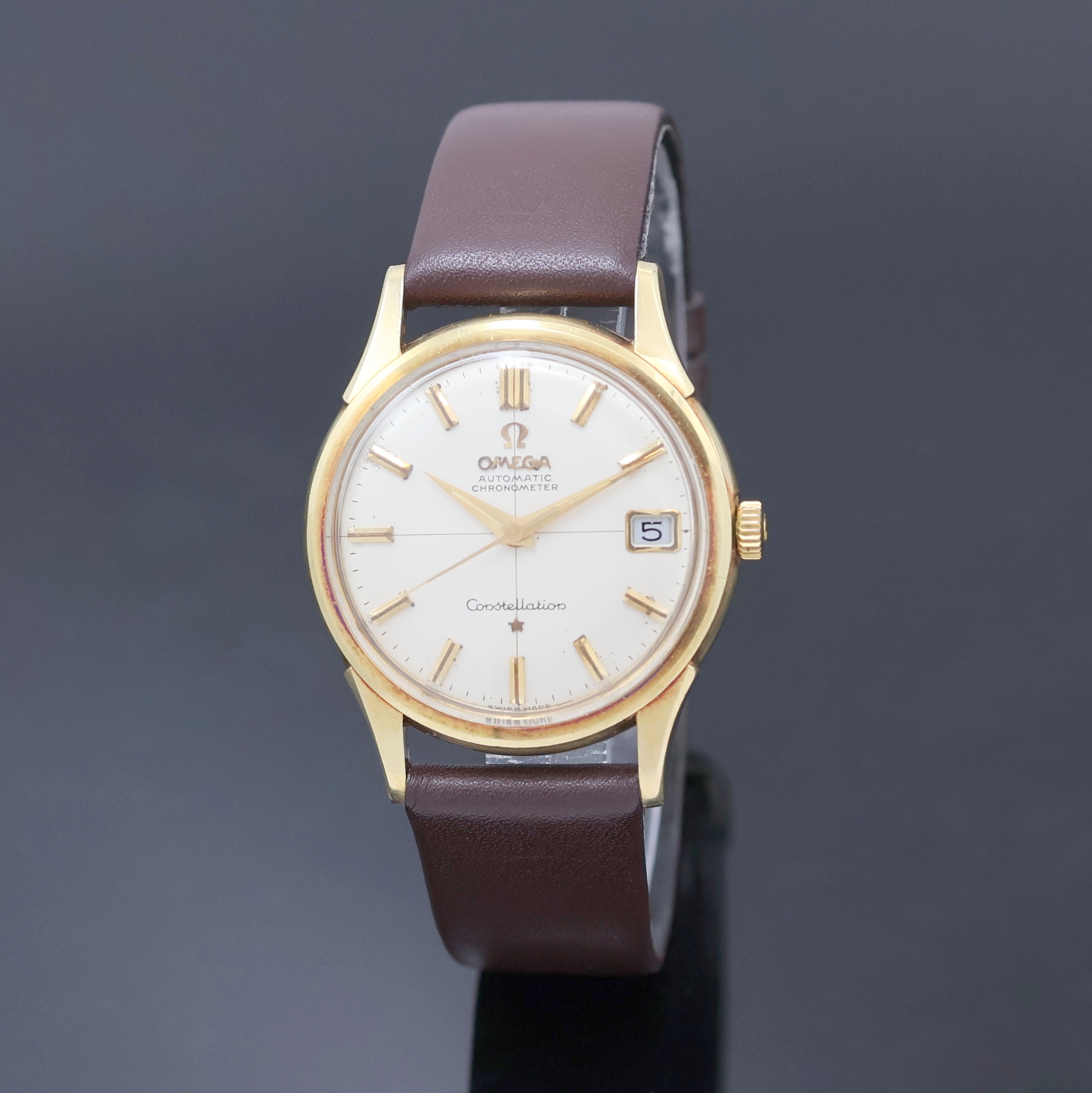 Image 27027259 - OMEGA Constellation Armbanduhr Referenz 14393/ 94 SC 5 in GG 585/000, Automatik, ...