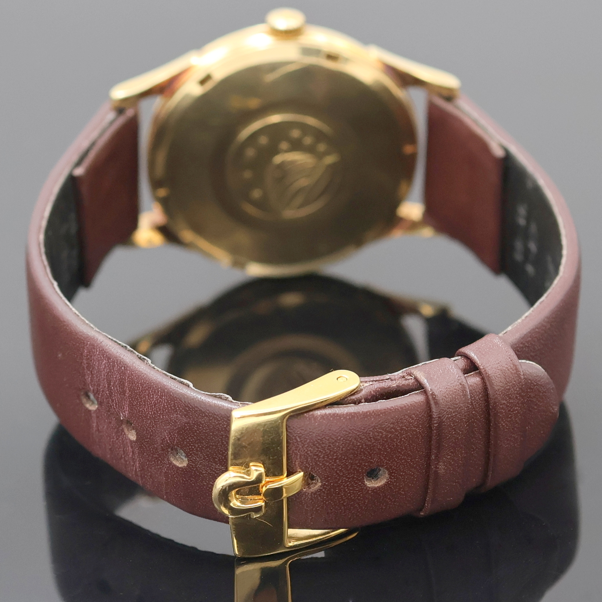 Detail c: OMEGA Constellation Armbanduhr Referenz 14393/ 94 SC 5 in GG 585/000, Automatik, unpoliertes Geh., verschr. Boden m. Sternwarten-Symbol, orig. Glas, ...