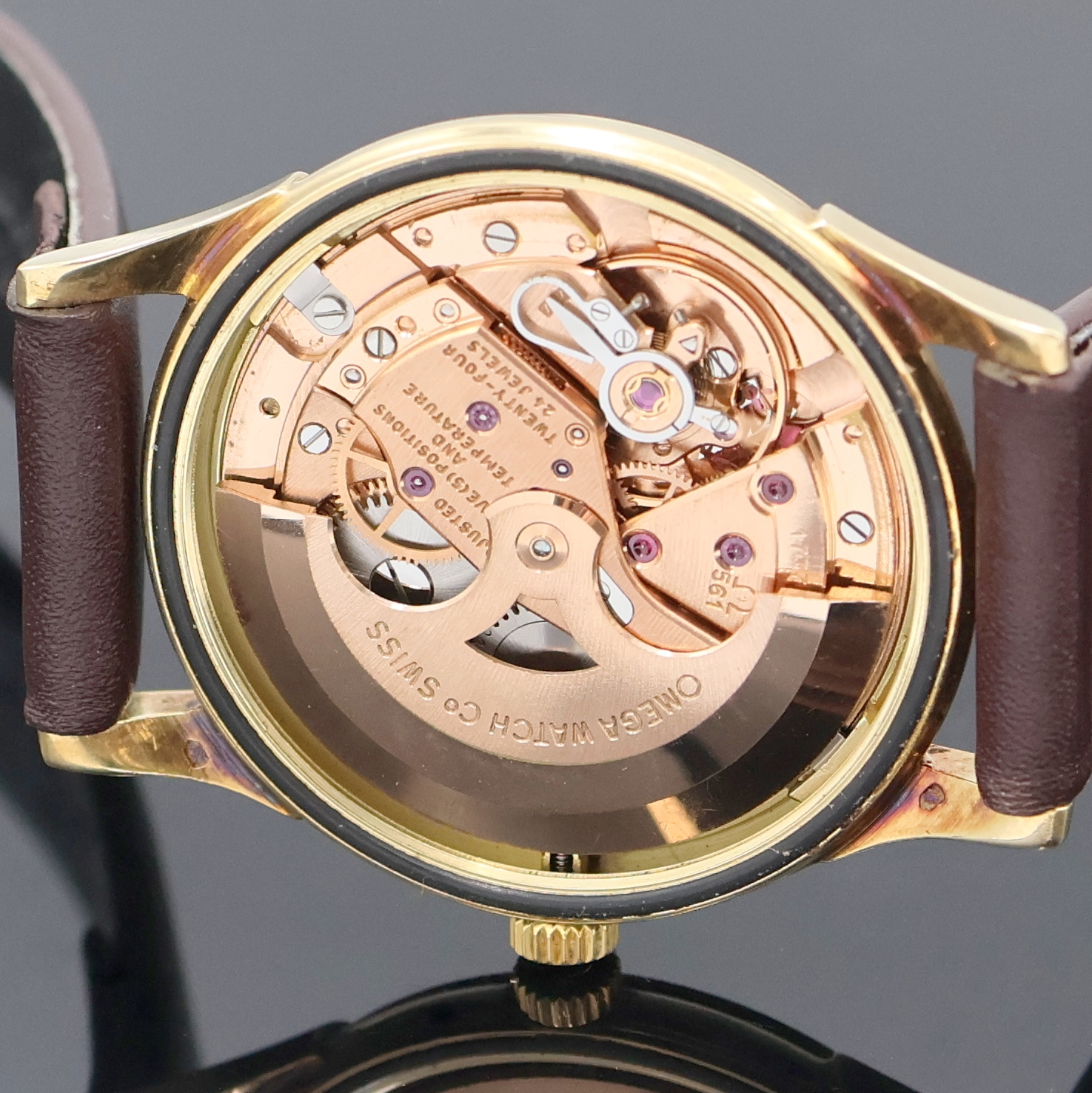 Detail f: OMEGA Constellation Armbanduhr Referenz 14393/ 94 SC 5 in GG 585/000, Automatik, unpoliertes Geh., verschr. Boden m. Sternwarten-Symbol, orig. Glas, ...