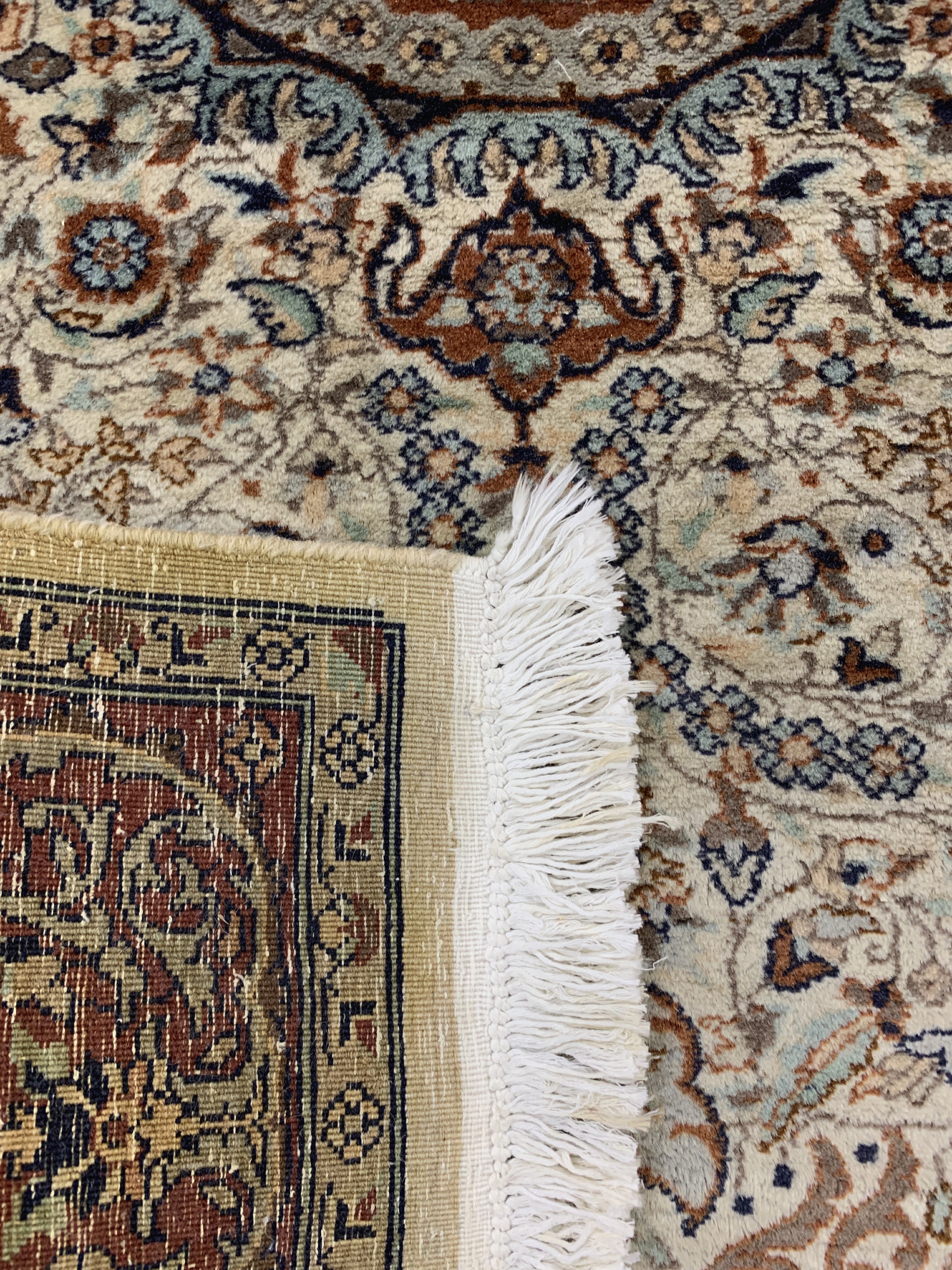Detail h: 2 lot Lahor, Pakistan, Mitte 20.Jhd, Wolle auf Baumwolle, ca. 158 x 98 cm, EHZ: 2