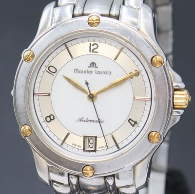 27027241a - MAURICE LACROIX Armbanduhr Referenz 11714, Automatik, Schweiz um 2010, Edelstahl/Gold ...