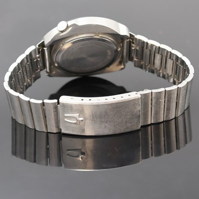 27027248c - BULOVA Herrenarmbanduhr Accutron, Schweiz um 1975, verschr. 2-tlg. Edelstahlgeh. inkl. ...