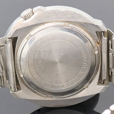 27027248e - BULOVA Herrenarmbanduhr Accutron, Schweiz um 1975, verschr. 2-tlg. Edelstahlgeh. inkl. ...