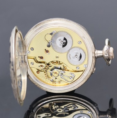 27027253d - IWC Herrentaschenuhr in Tula-Silber, Schweiz um 1909, offenes Geh. mit Tula-Einlage ...