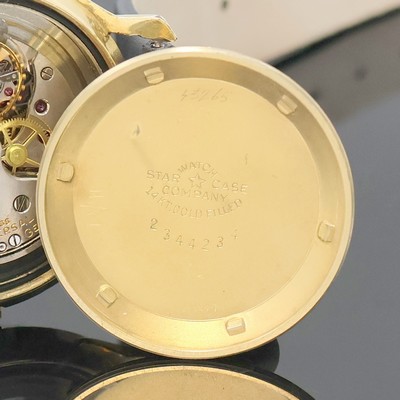 27027254g - UNIVERSAL Herrenarmbanduhr Kaliber 138SS in 14k Gold Filled, Schweiz/USA um 1950, ...