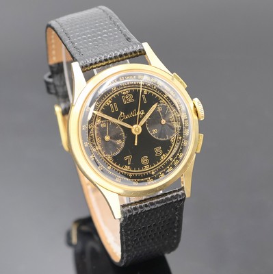 27027256b - BREITLING Herrenchronograph Referenz 1159 48 im vergoldeten Gehäuse, Schweiz um 1950, ...