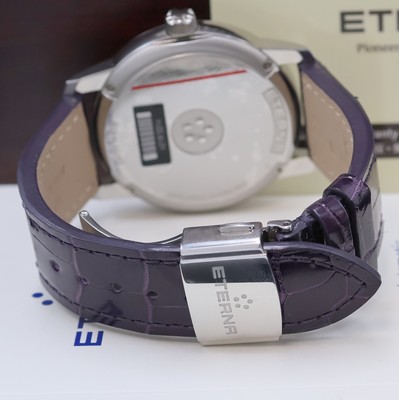 27027262c - ETERNA nahezu neuwertige große Herrenarmbanduhr in Stahl mit Box und Papier, Schweiz um ...