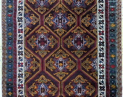 27027263b - Belutsch, Persien, Mitte 20.Jhd., Wolle aufWolle, ca. 290 x 103 cm, EHZ: 2 ...