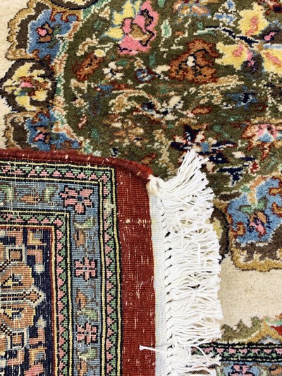 27027264d - 2 lot Lahor, Pakistan, Mitte 20.Jhd, Wolle auf Baumwolle, ca. 158 x 98 cm, EHZ: 2 ...